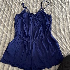 Navy blue romper